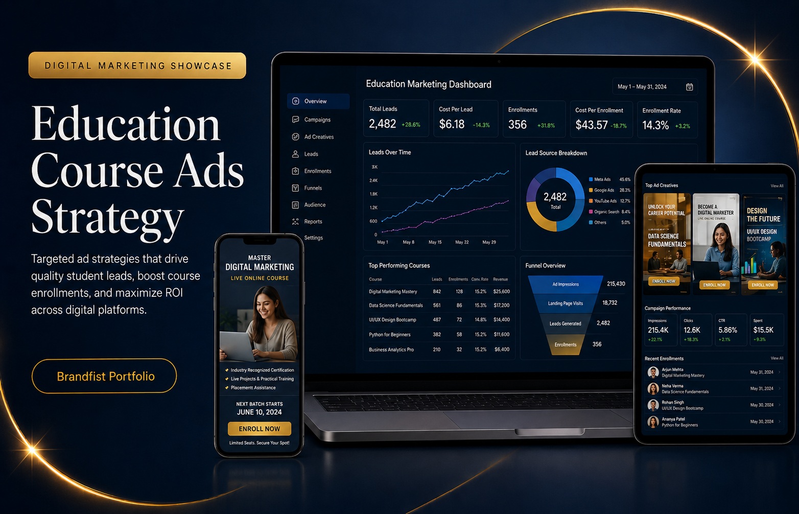 Education Course Ads Strategy