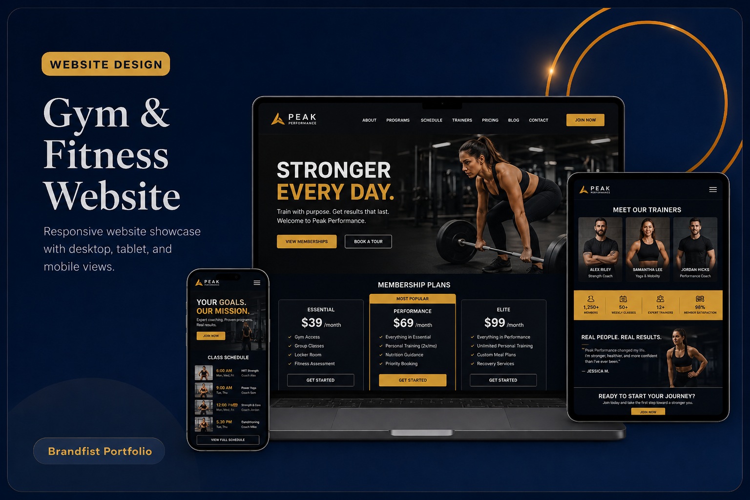 Gym & Fitness Website